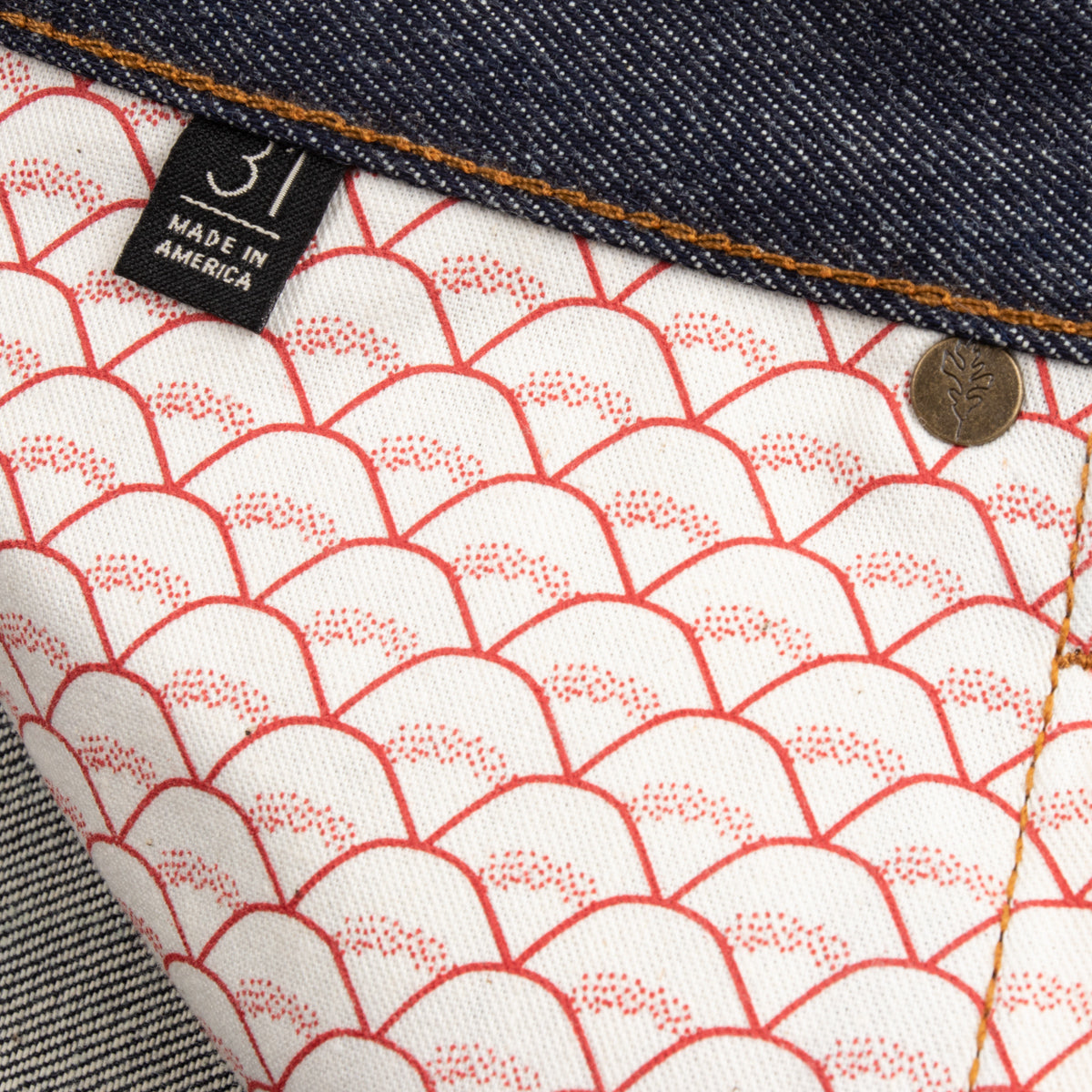 Ginew West Fork Red Jean - 14 oz Indigo - Standard & Strange