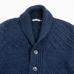 Indi + Ash Andes Hand Knit Cardigan - Indigo Alpaca/Cotton - Standard & Strange