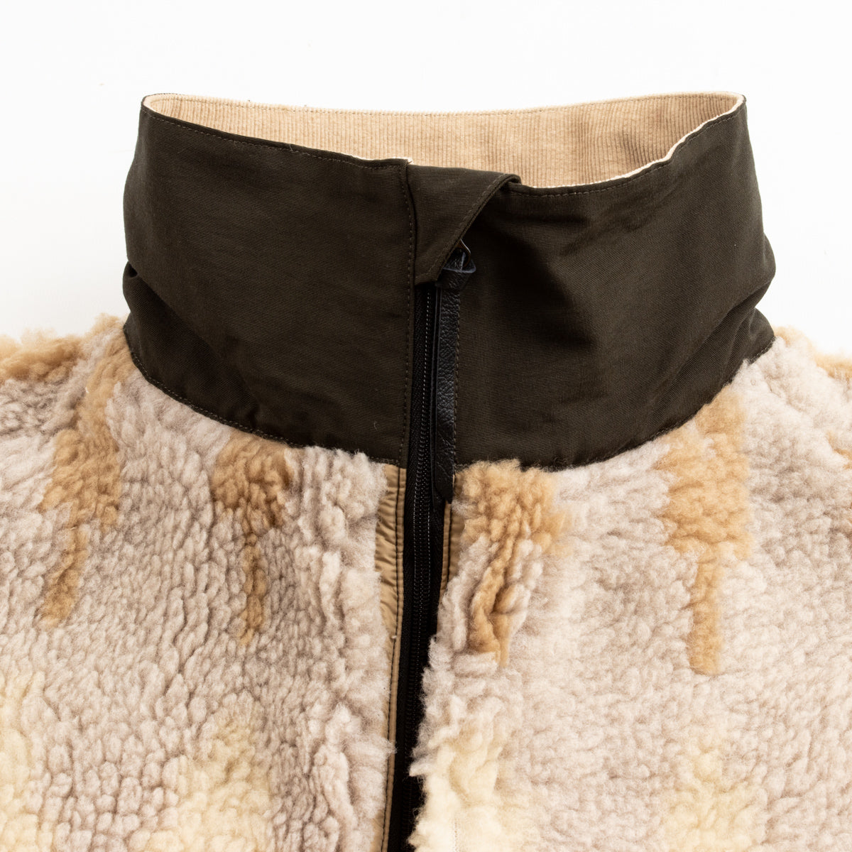 Kapital 60/40 Cloth x BOA Fleece NORDIC Anorak - Brown - Standard & Strange