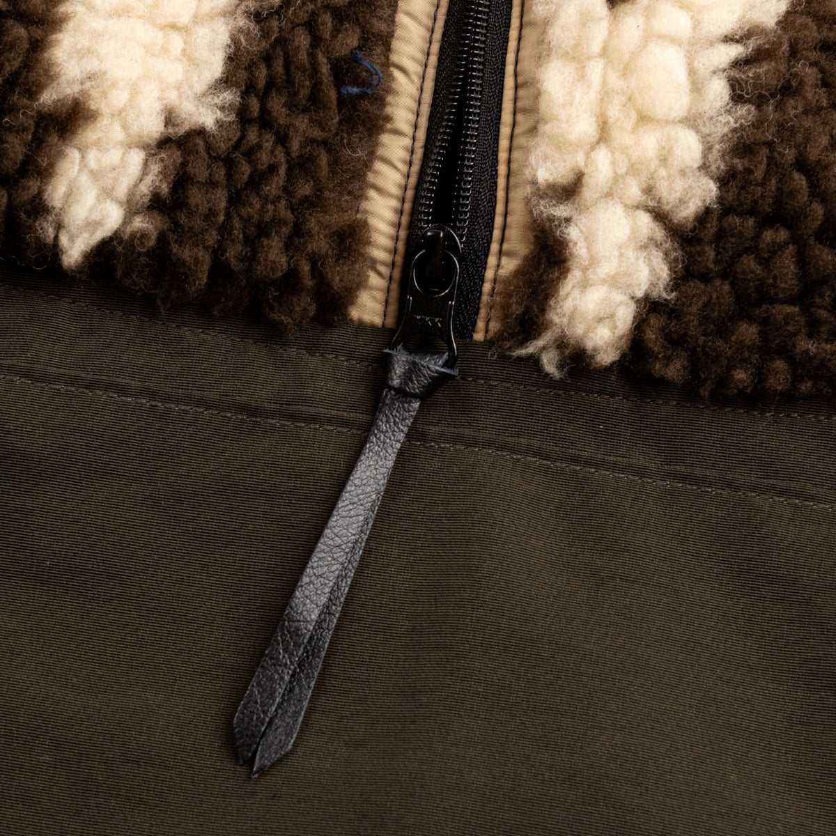 Kapital 60/40 Cloth x BOA Fleece NORDIC Anorak - Brown - Standard & Strange