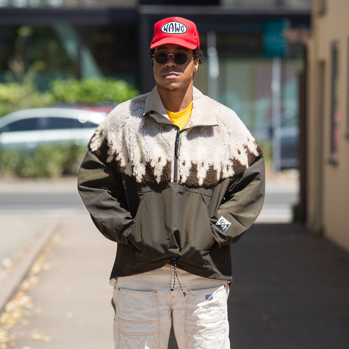 Kapital 60/40 Cloth x BOA Fleece NORDIC Anorak - Brown - Standard & Strange