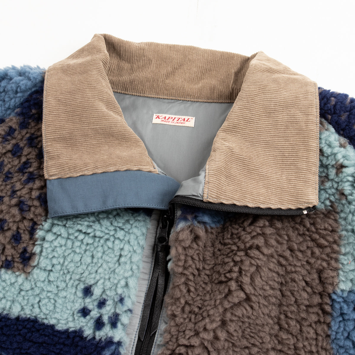 Kapital 60/40 Cloth x TUGIHAGI Fleece HUTTE Anorak - Navy - Standard & Strange