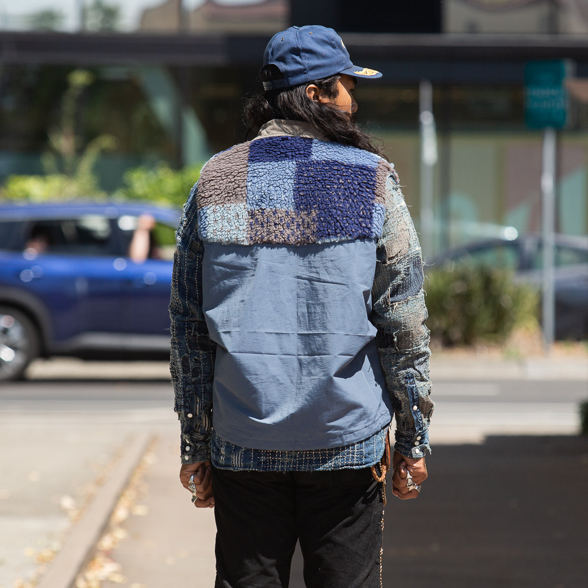 Kapital 60/40 Cloth x TUGIHAGI Fleece HUTTE Vest - Navy - Standard & Strange