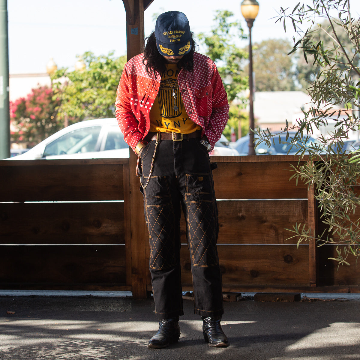 Kapital Light Canvas LUMBER Pants - Black - Standard & Strange