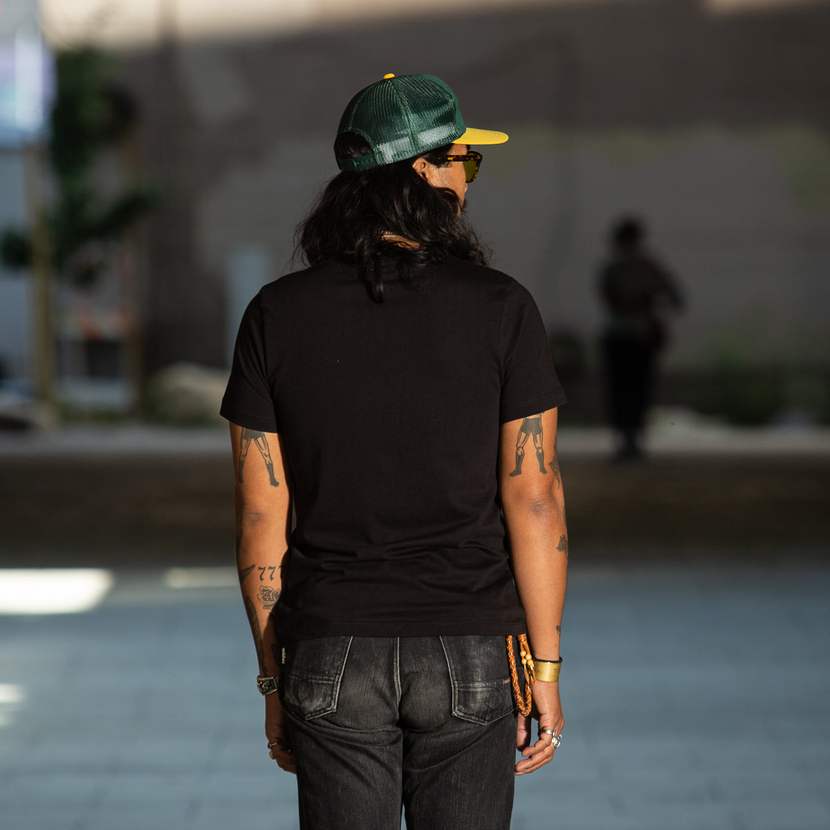 Merz b. Schwanen 1950s Lightweight Loopwheeled Tee - Black - Standard & Strange