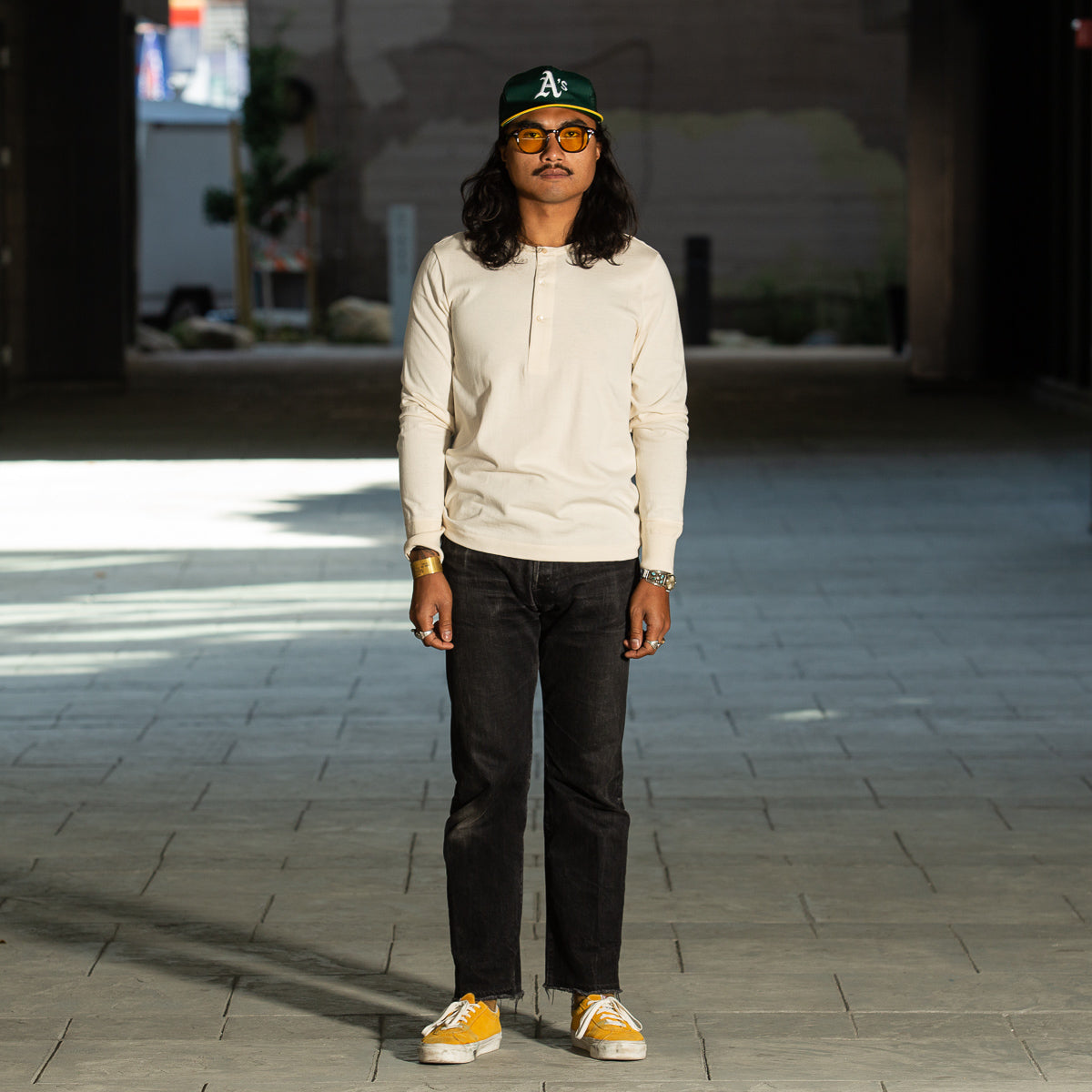 Merz b. Schwanen 206 Loopwheeled LS Henley - Nature - Standard & Strange