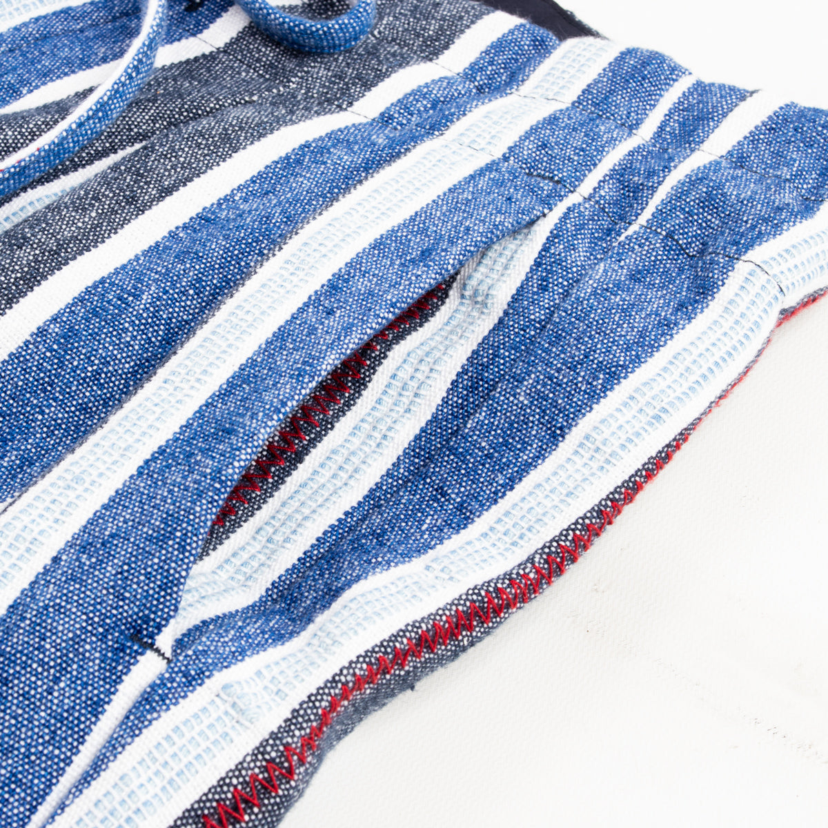 Monitaly Drop Crotch Shorts - Indigo Mud Cloth - Standard & Strange