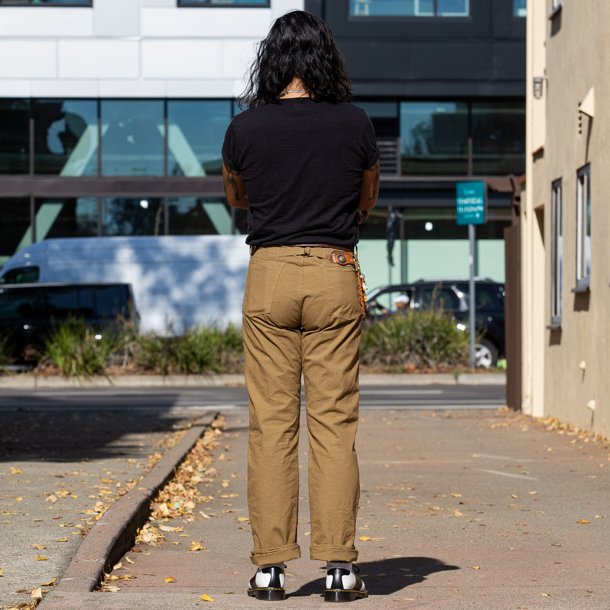 Ooe Yofukuten The Boss Pants - 12.5oz Khaki Selvedge Duck - Standard & Strange