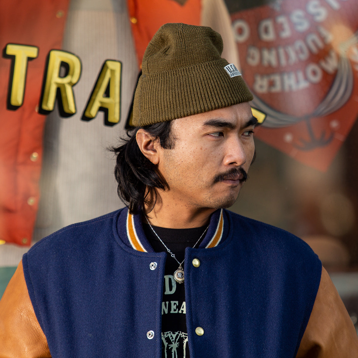 Papa Nui US Army Amphibious Forces Watch Cap - Khaki - Standard & Strange