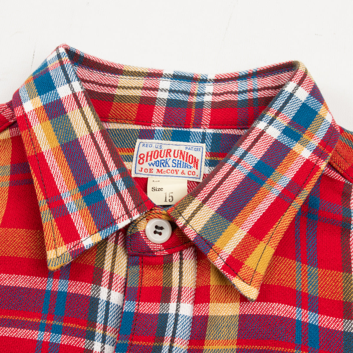 The Real McCoy's 8HU Check Flannel Shirt - Red - Standard & Strange