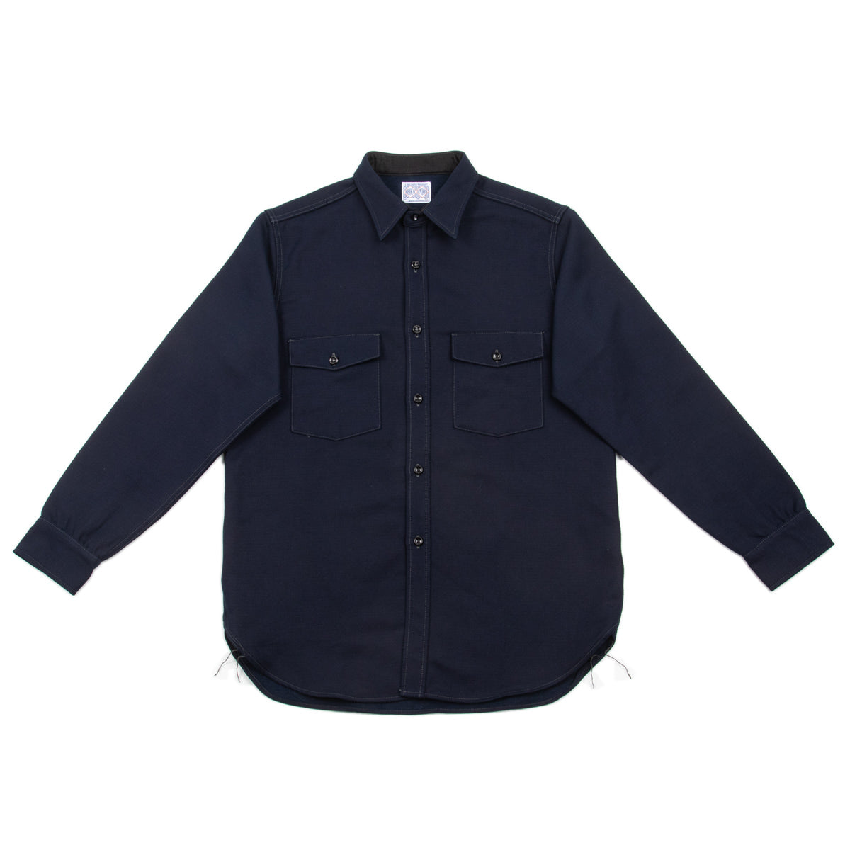 The Real McCoy's 8HU Heavy Moleskin Shirt - Navy - Standard & Strange
