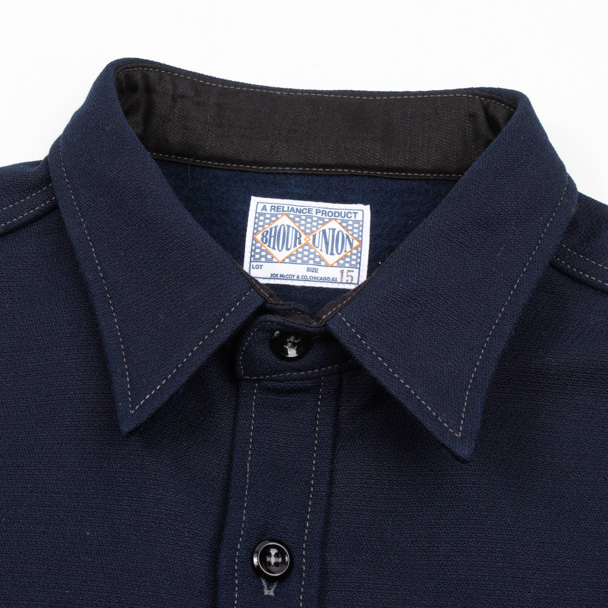 The Real McCoy's 8HU Heavy Moleskin Shirt - Navy - Standard & Strange