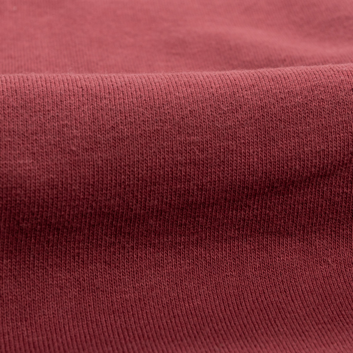 The Real McCoy's 9oz Loopwheel Raglan Sleeve Sweatshirt - Maroon - Standard & Strange