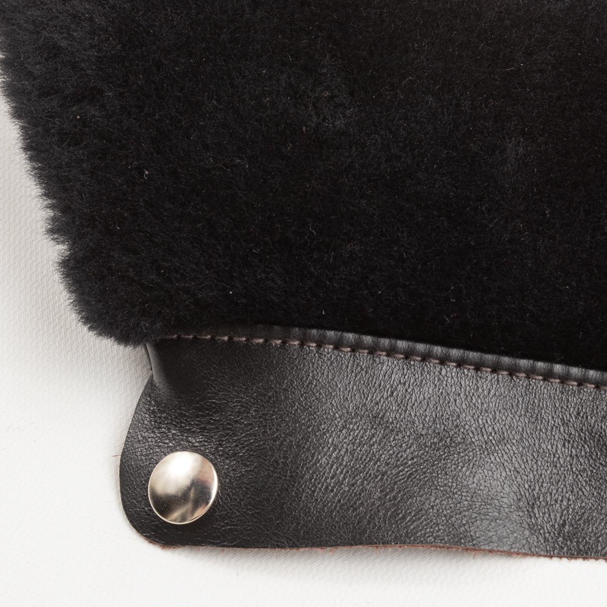 The Real McCoy's Buco Detachable Mouton Collar - Black - Standard & Strange