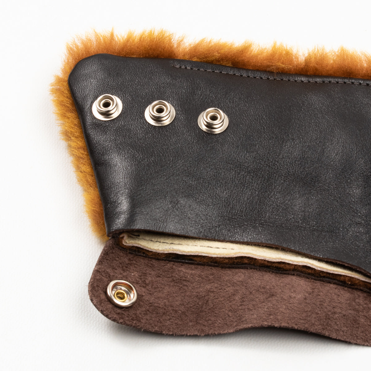 The Real McCoy's Buco Detachable Mouton Collar - Bronze - Standard & Strange