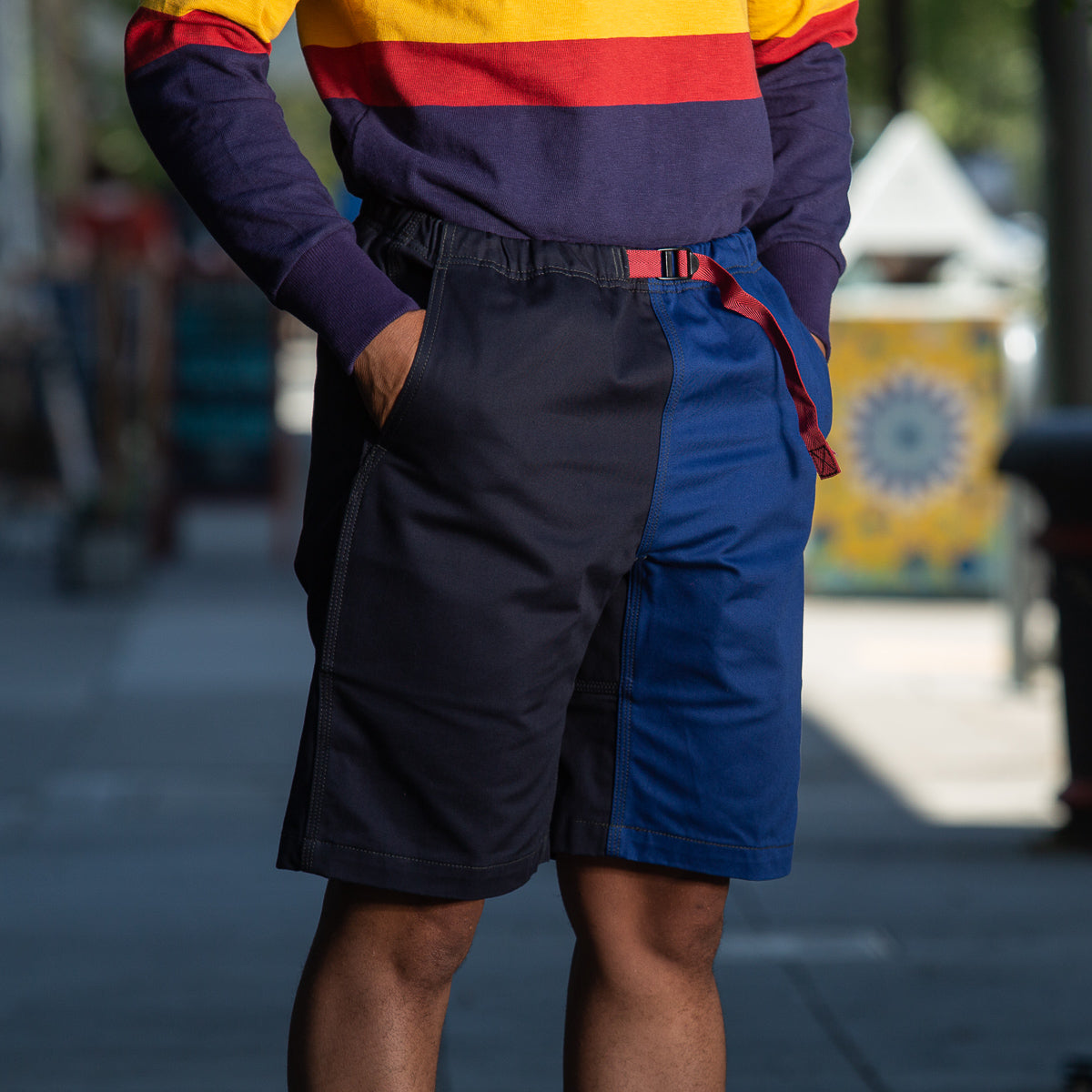 The Real McCoy's Climbers' Shorts (Multi-Tone) - Blue - Standard & Strange