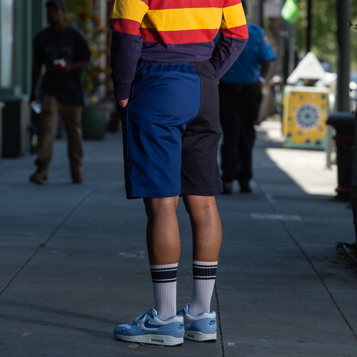 The Real McCoy's Climbers' Shorts (Multi-Tone) - Blue - Standard & Strange