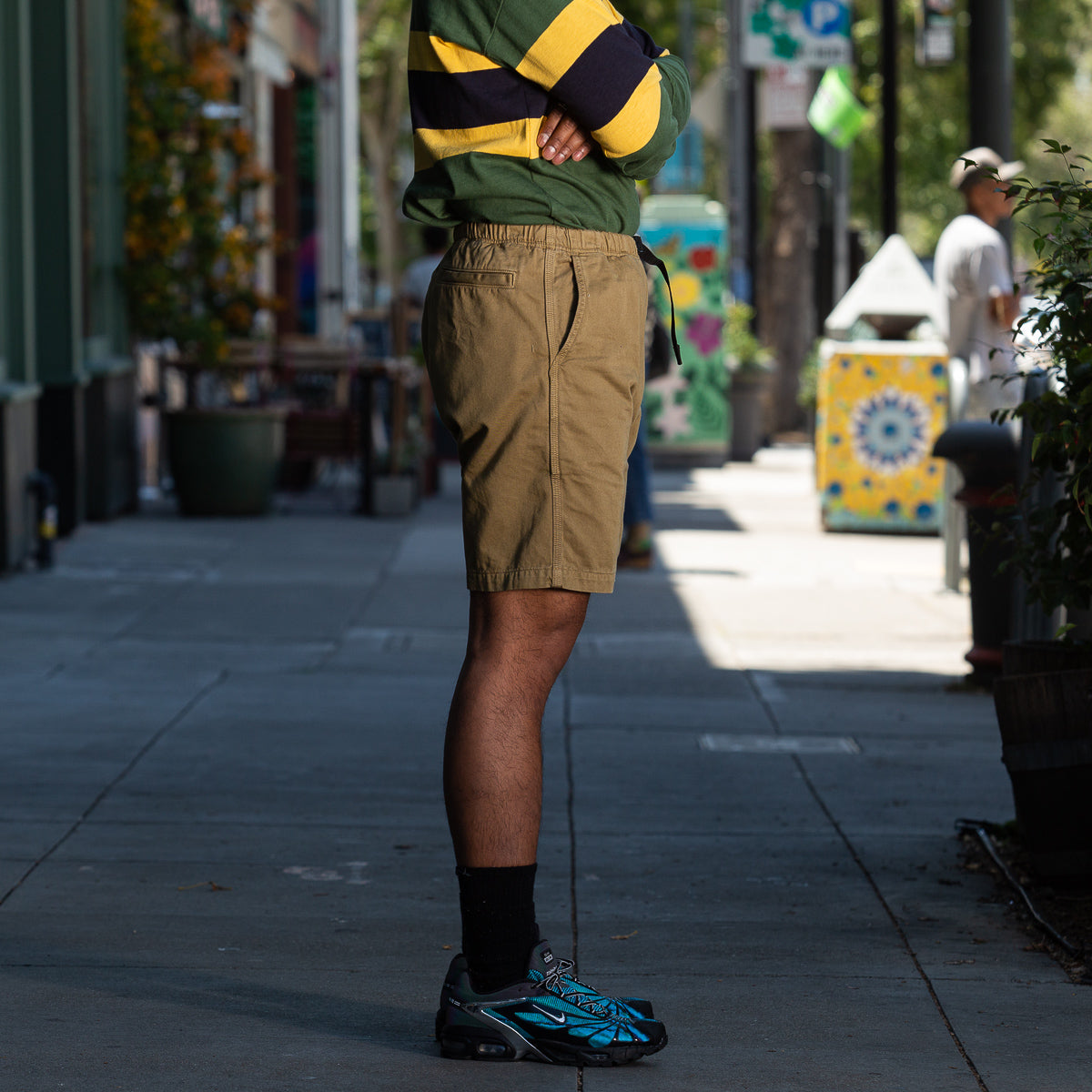 The Real McCoy's Climbers' Shorts (Over-Dyed) - Khaki - Standard & Strange