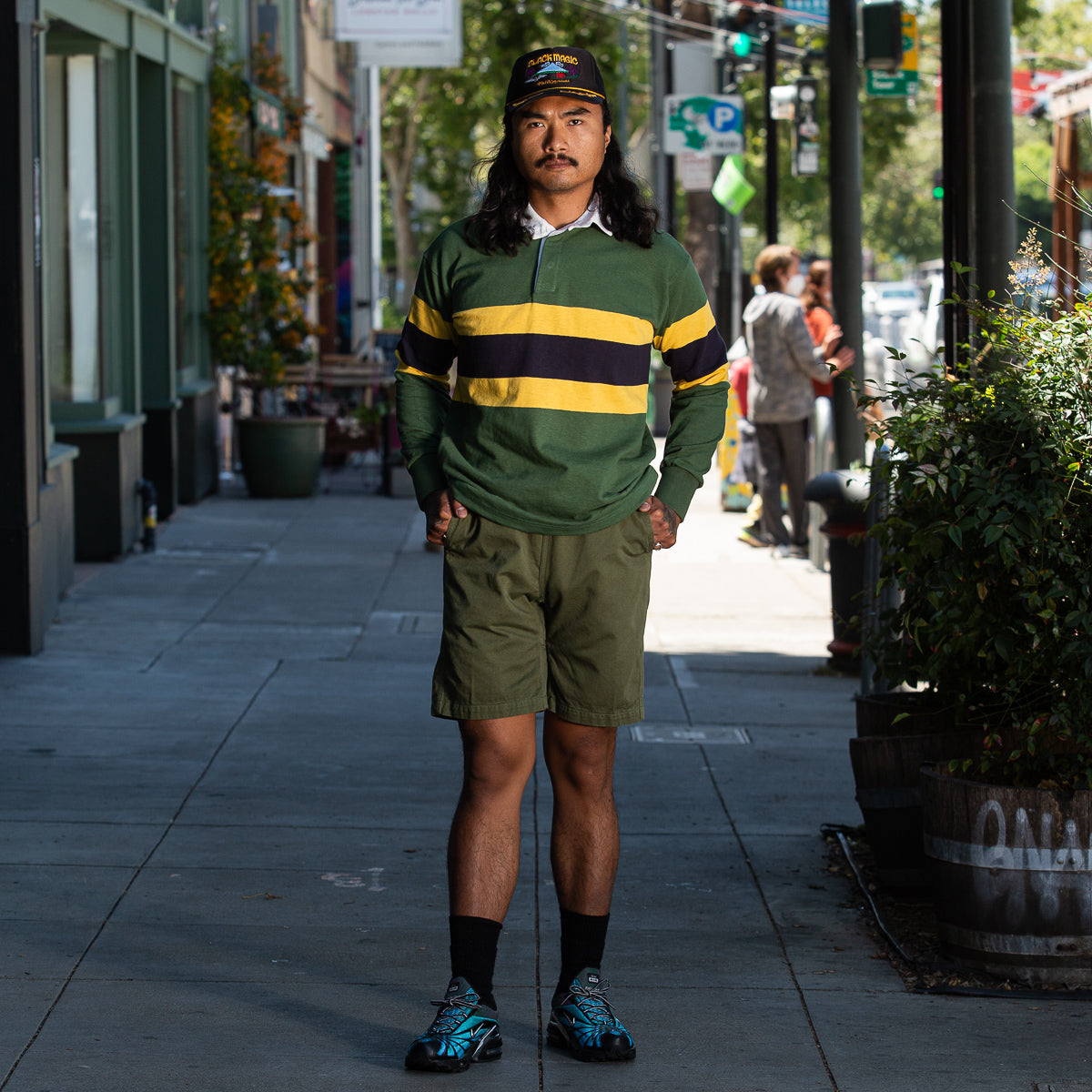 The Real McCoy's Climbers' Shorts (Over-Dyed) - Olive - Standard & Strange