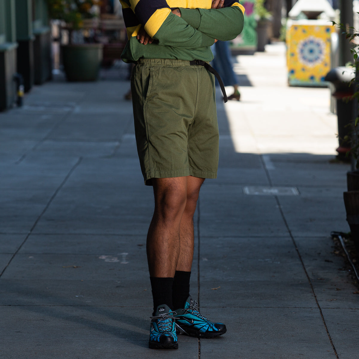 The Real McCoy's Climbers' Shorts (Over-Dyed) - Olive - Standard & Strange