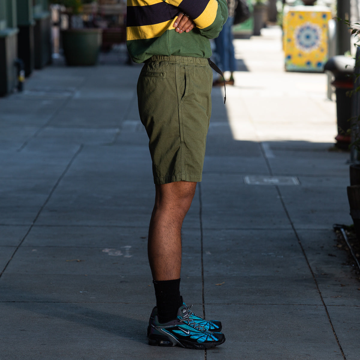 The Real McCoy's Climbers' Shorts (Over-Dyed) - Olive - Standard & Strange