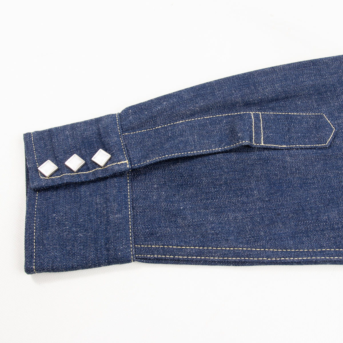 The Real McCoy's Denim Western Shirt / Sawtooth - Indigo - Standard & Strange