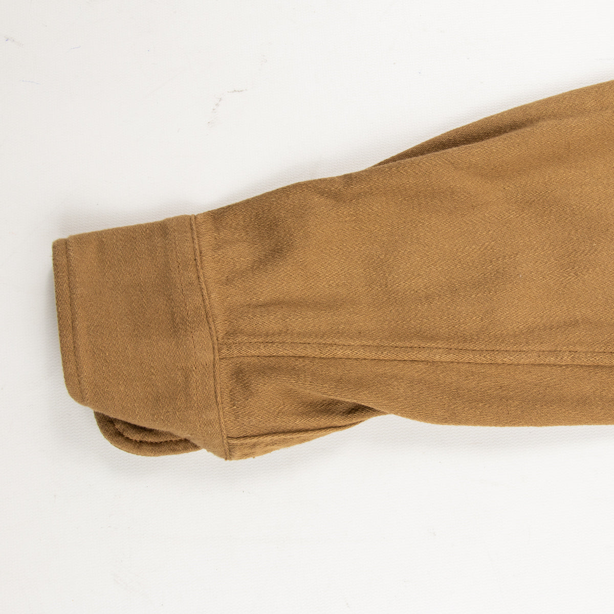 The Real McCoy's Double Diamond Band Collar Sateen Shirt - Khaki - Standard & Strange