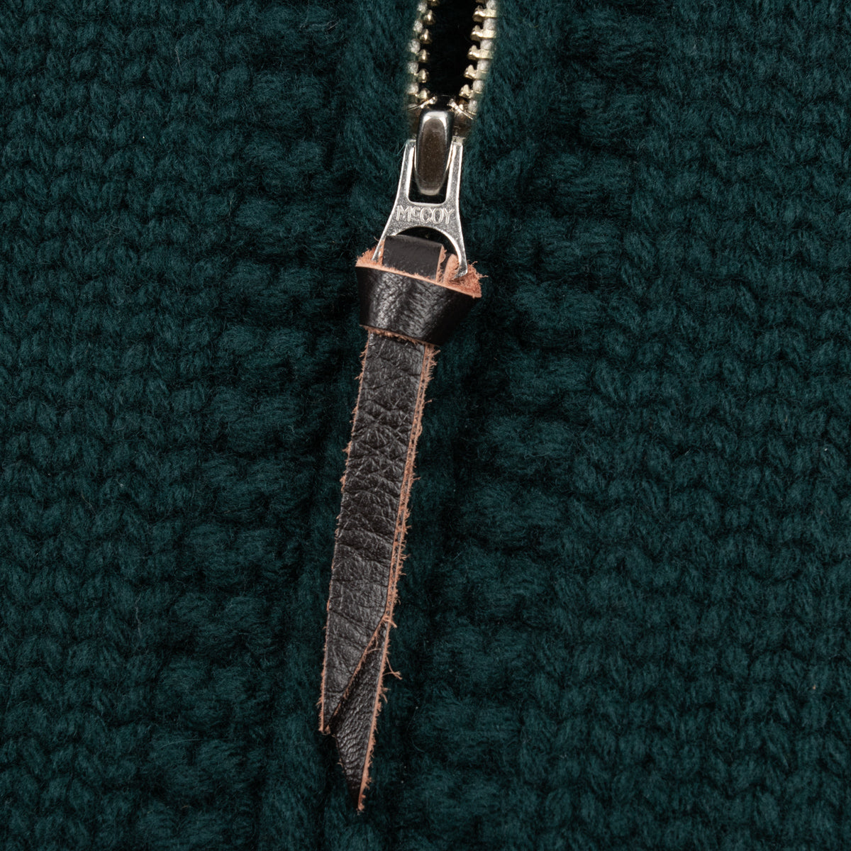 The Real McCoy's Heavy Wool Cashmere Sweater - Green - Standard & Strange