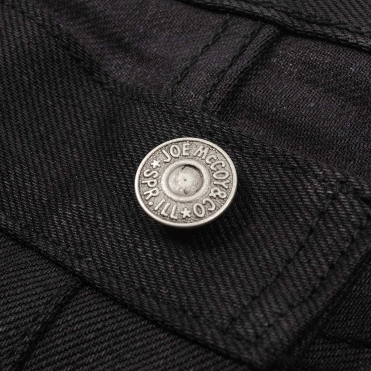 The Real McCoy's Joe McCoy Lot 966BK Black Denim Jeans - Standard & Strange