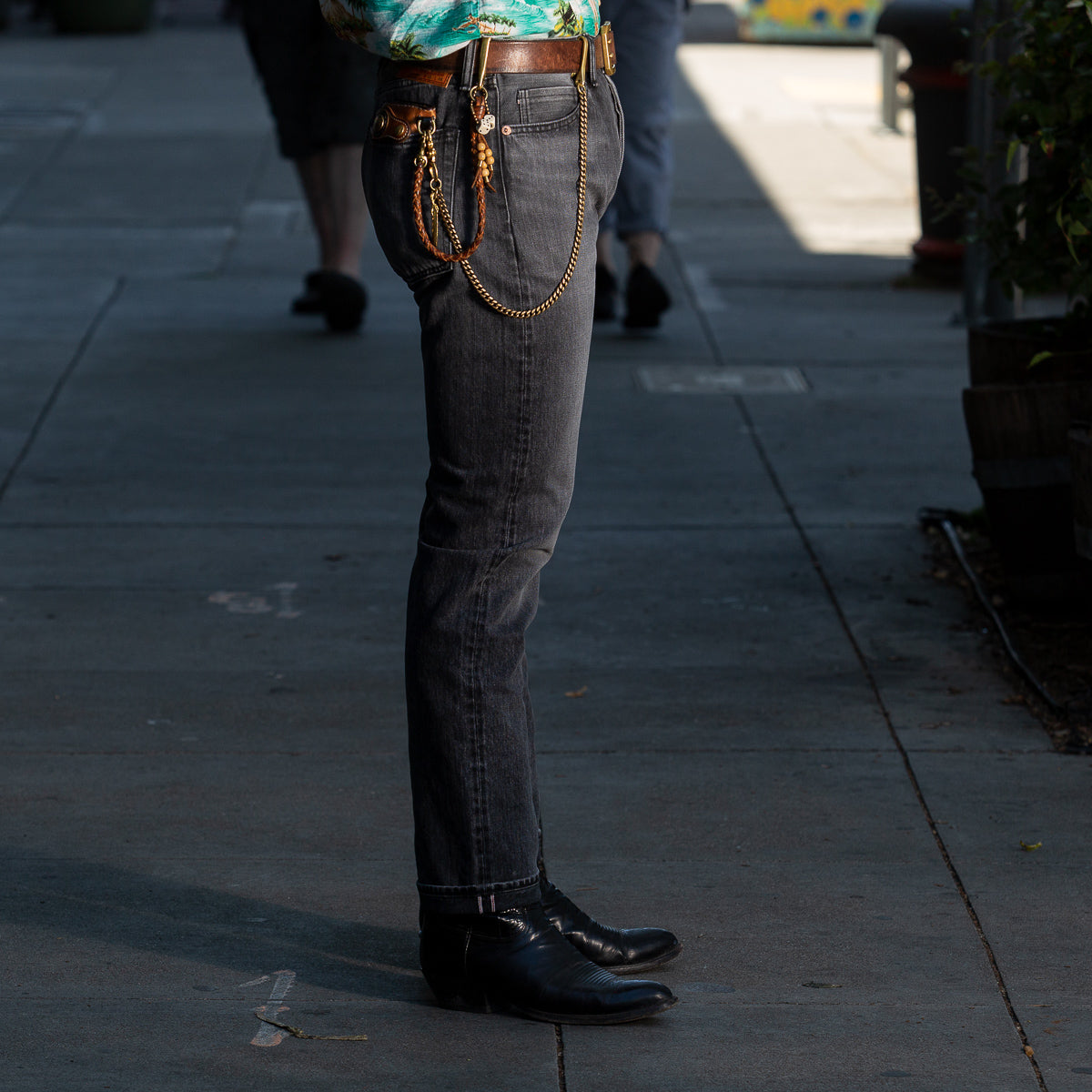 The Real McCoy's Joe McCoy Lot 966BK Black Denim Jeans (Washed) - Standard & Strange