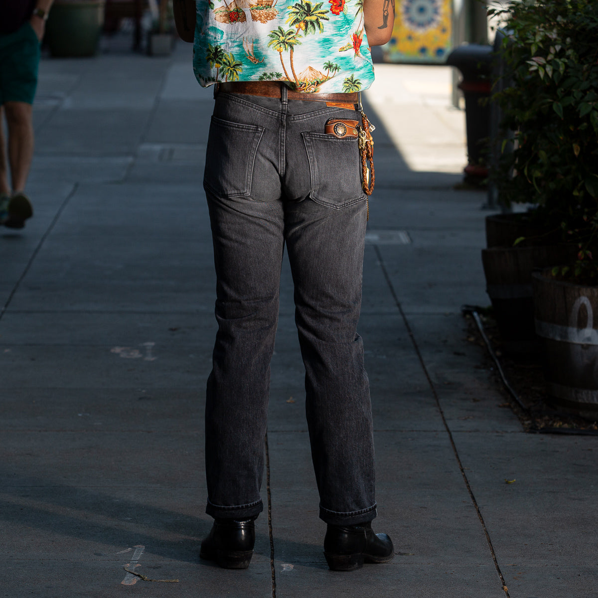 The Real McCoy's Joe McCoy Lot 966BK Black Denim Jeans (Washed) - Standard & Strange