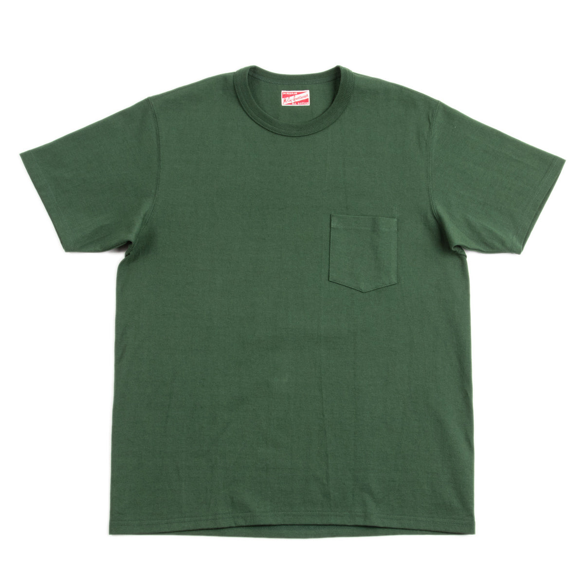 The Real McCoy's Joe McCoy Pocket Tee - Forest - Standard & Strange