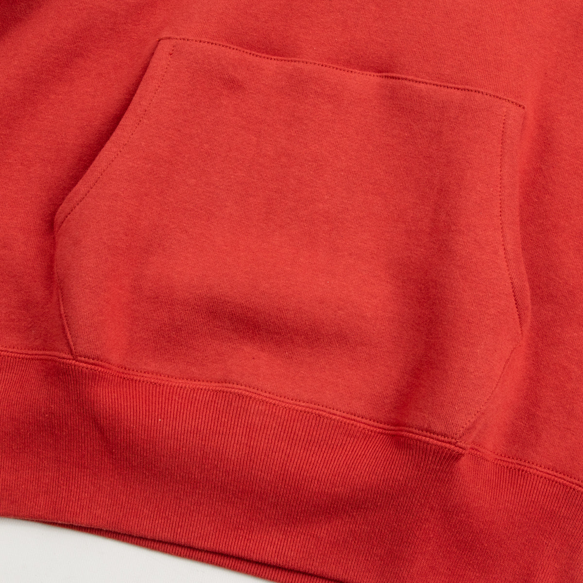 The Real McCoy's Loopwheel Pullover Hoodie - Cherry Red - Standard & Strange