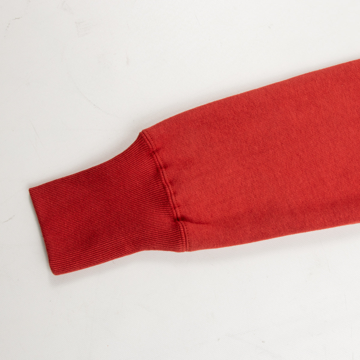 The Real McCoy's Loopwheel Pullover Hoodie - Cherry Red - Standard & Strange