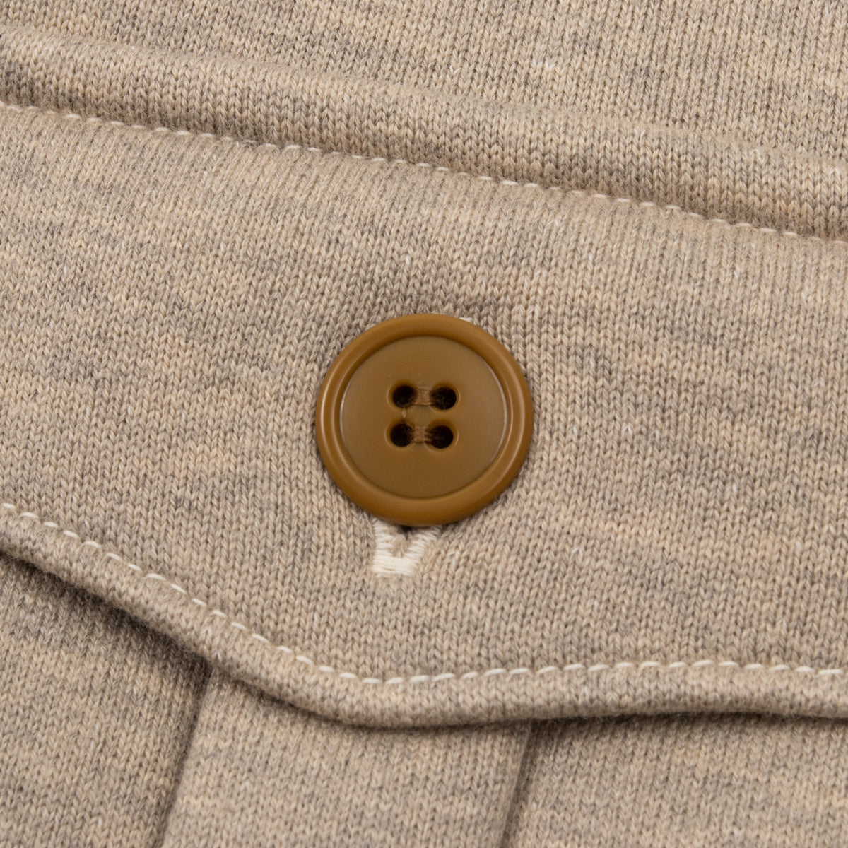 The Real McCoy's Military Pocket Sweatshirt - Oatmeal - Standard & Strange