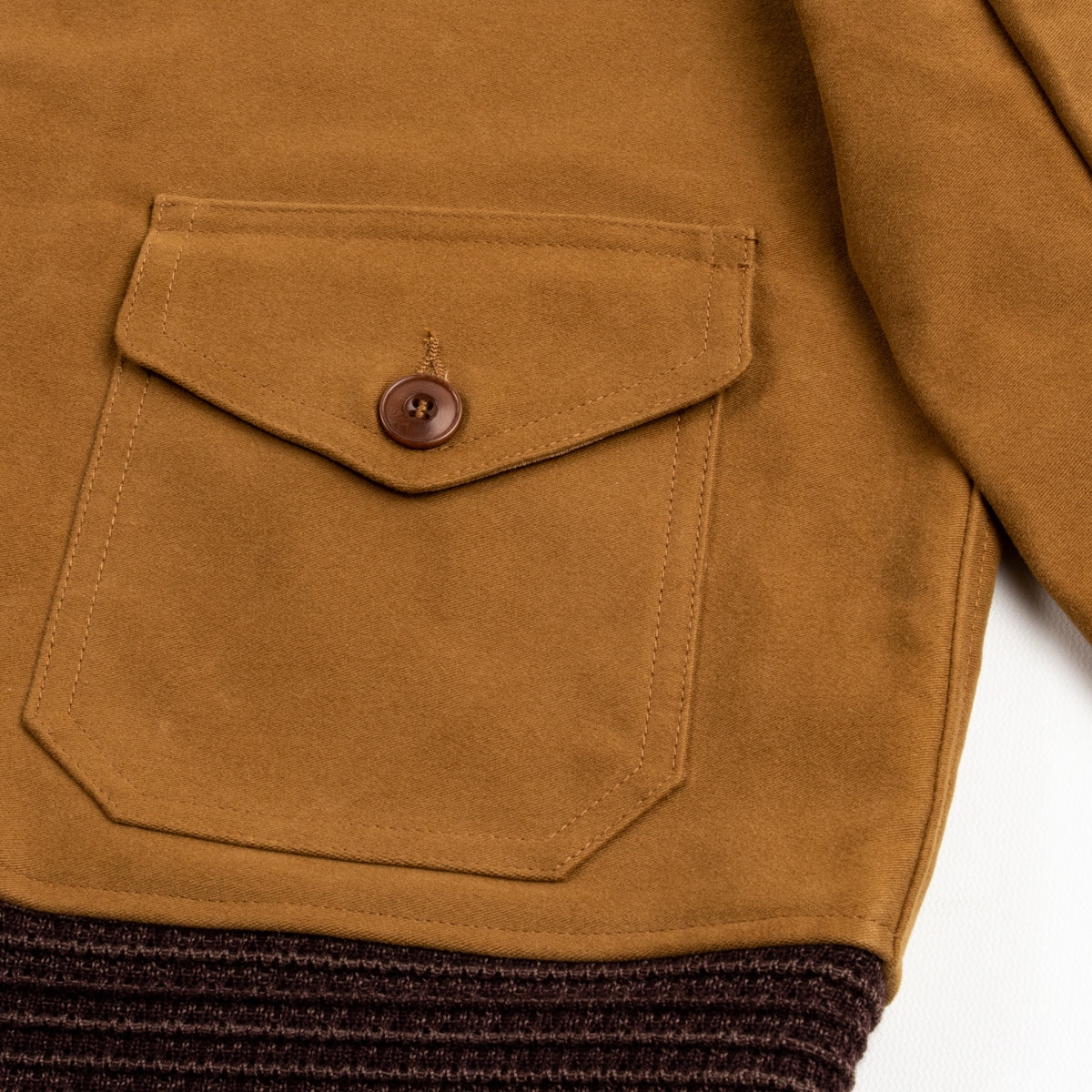 The Real McCoy's Moleskin Sports Jacket - Brown - Standard & Strange