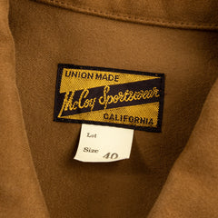 The Real McCoy's Moleskin Sports Jacket - Brown - Standard & Strange