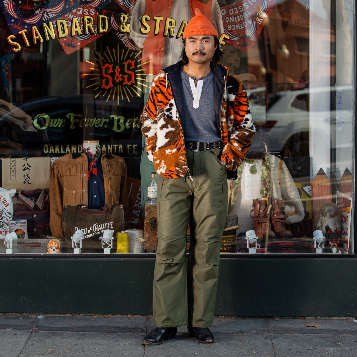 The Real McCoy's Multi Panel Animal Fur Parka - Standard & Strange