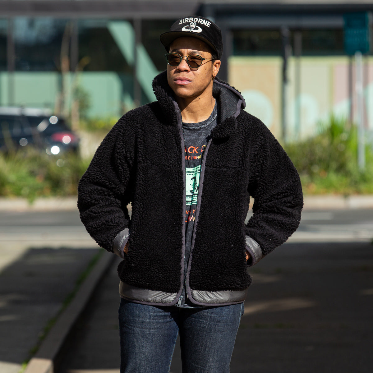 The Real McCoy's Outdoor Wool Pile Hooded Jacket - Standard & Strange