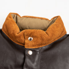 The Real McCoy's Roughout Down Vest - Raw Sienna - Standard & Strange