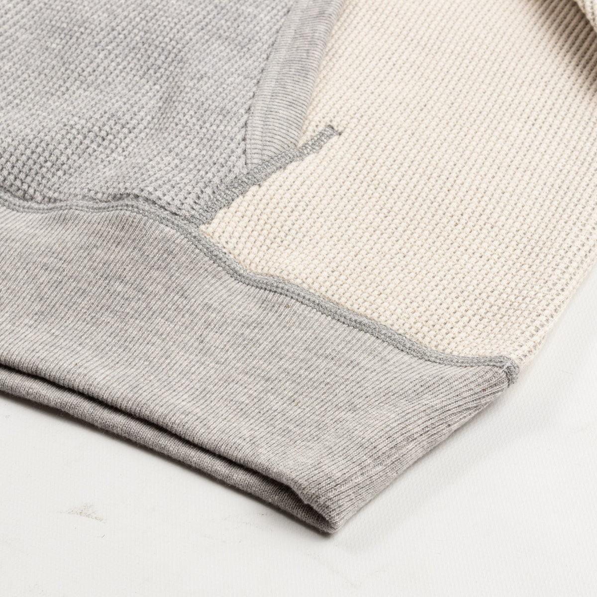 The Real McCoy's Thermal Sweatshirt (Two-Tone) - Gray - Standard & Strange