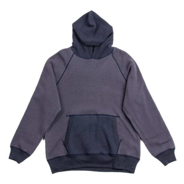 The Real McCoy's Thermal Sweatshirt (Two-Tone) - Navy - Standard