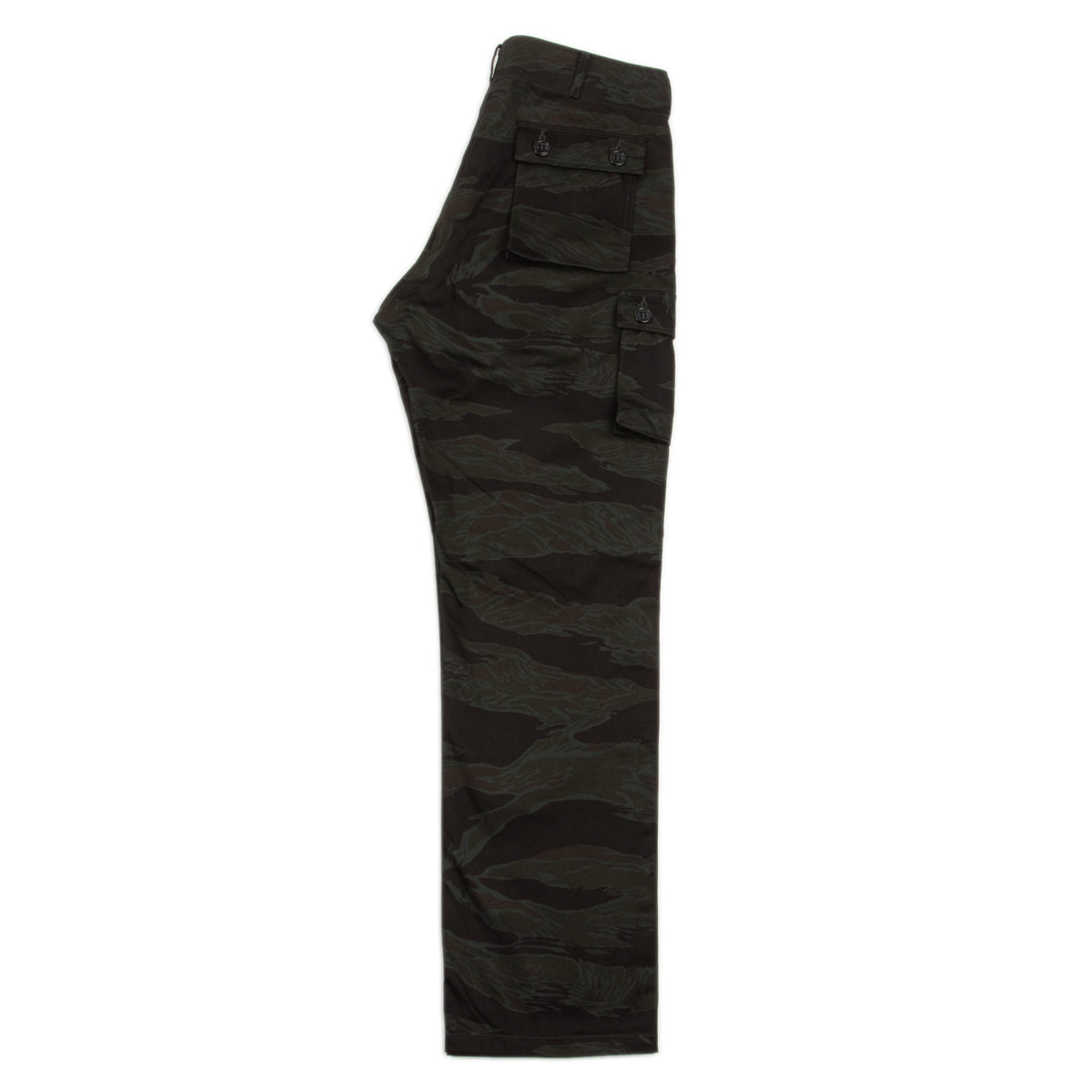 The Real McCoy's Tiger Camouflage Trousers - Black Over-dye - Standard & Strange