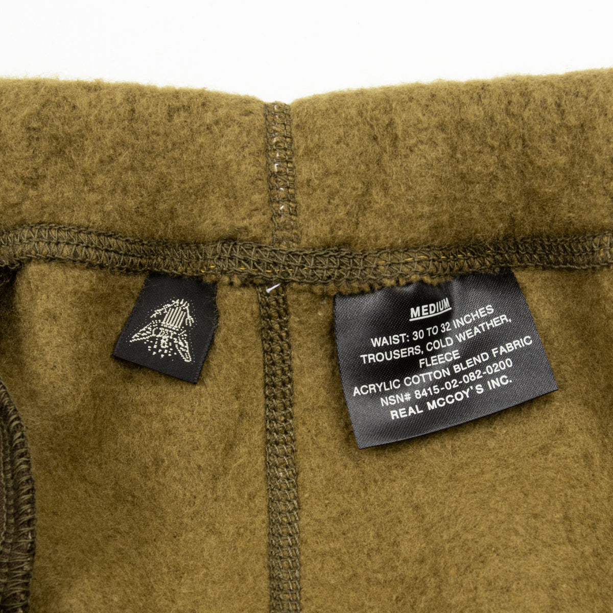 The Real McCoy's Trousers, Cold Weather, Fleece - Coyote - Standard & Strange