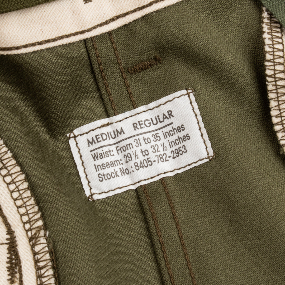 The Real McCoy's Trousers, Men's, Field, M-65 - Olive - Standard & Strange