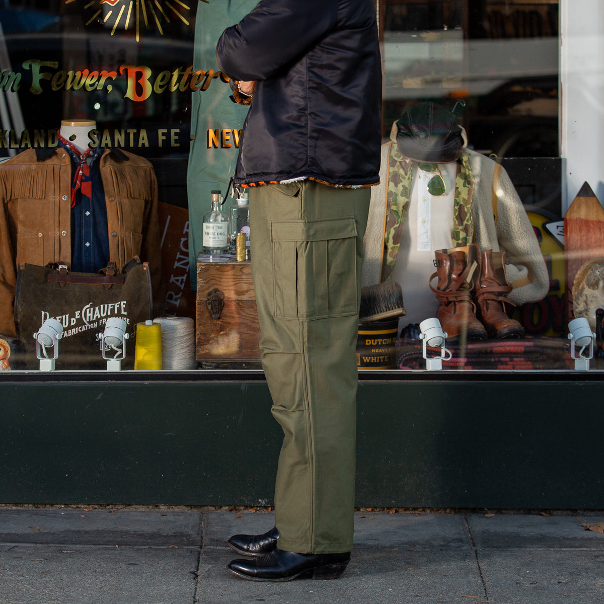 The Real McCoy's Trousers, Men's, Field, M-65 - Olive - Standard & Strange