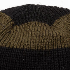 Runabout Goods Wool Watch Cap - Black/Olive - Standard & Strange