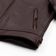 Simmons Bilt S&S x Simmons Bilt Two Lane Browntop II Horsehide Leather Jacket - Standard & Strange