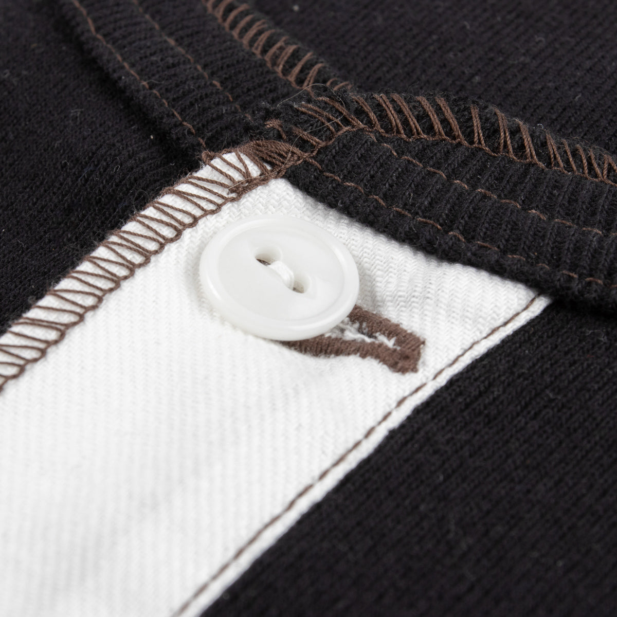 The Real McCoy's Joe McCoy Ball Park Long Sleeve Union Shirt - Black - Standard & Strange