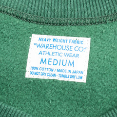 Warehouse Lot 483 Reverse Weave Loopwheel Sweatshirt - Green - Standard & Strange